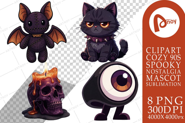 Sublimation Cozy 90s Mall Goth Plush Mascots Sublimation artnoy 