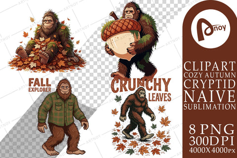 Sublimation Cozy Autumn Flannel Bigfoot Sublimation artnoy 