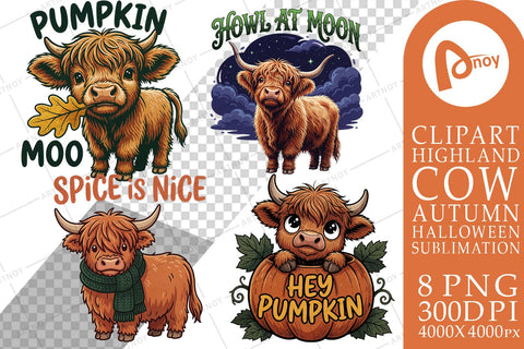 Sublimation Cozy Autumn Harvest Highland Cows Quotes Sublimation artnoy 