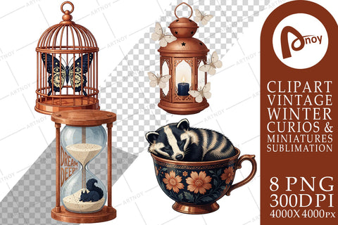 Sublimation Cozy Clockwork Hibernating Animals Sublimation artnoy 