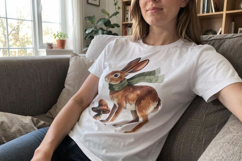 Sublimation Cozy Harvest Naive Jackalope Art Sublimation artnoy 