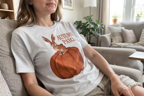Sublimation Cozy Harvest Naive Jackalope Art Sublimation artnoy 