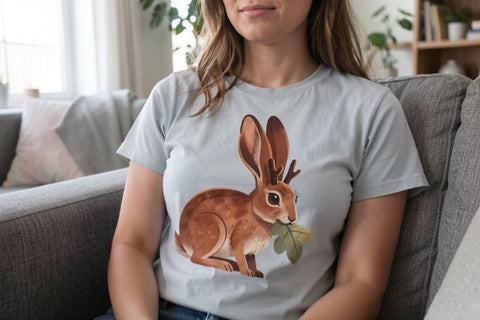 Sublimation Cozy Harvest Naive Jackalope Art Sublimation artnoy 