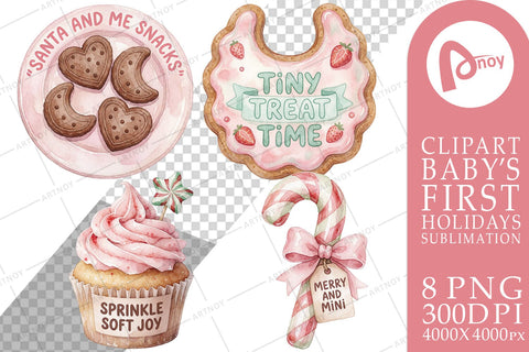 Sublimation Cozy Holiday Treats for Tiny Hands Sublimation artnoy 