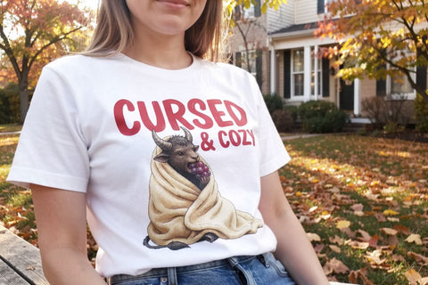 Sublimation Cozy Introvert Autumn Cryptid Art Sublimation artnoy 