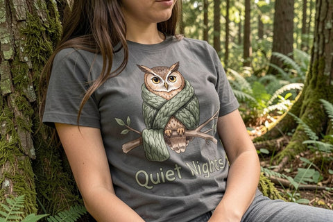 Sublimation Cozy Knitwear Woodland Friends Watercolor Sublimation artnoy 