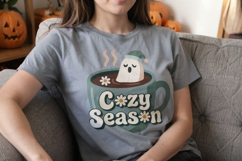 Sublimation Cozy Lazy Ghoul Halloween SVG artnoy 