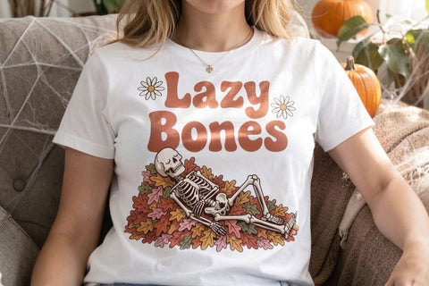 Sublimation Cozy Lazy Ghoul Halloween SVG artnoy 