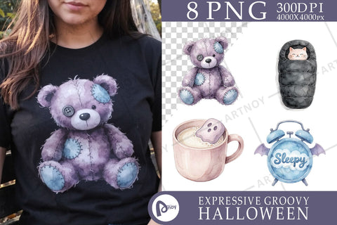 Sublimation Cozy Sleepy Celestial Goth Party SVG artnoy 