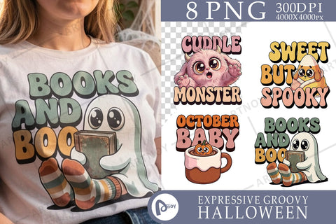 Sublimation Cozy Spooky Introvert Halloween Sublimation artnoy 