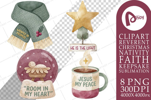 Sublimation Cozy Winter Blessings & Faith Cheer Sublimation artnoy 