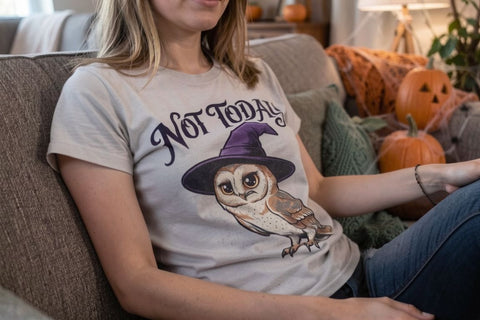 Sublimation Creepy Exhausted Spooky Burnout Sublimation artnoy 