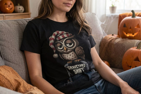 Sublimation Creepy Exhausted Spooky Burnout Sublimation artnoy 