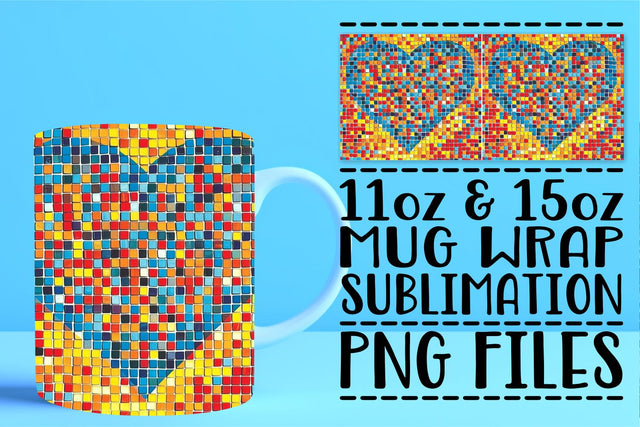 Sublimation Cup Love Patterns Sublimation afrosvg 