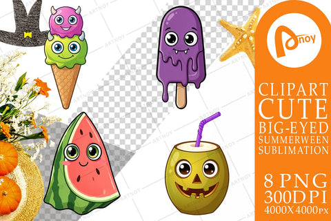 Sublimation Cute Summerween Treats Sublimation artnoy 