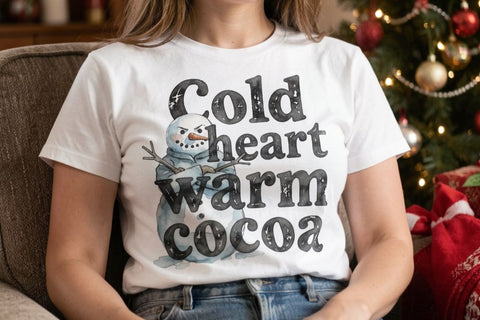 Sublimation Cynical Retro Melting Snowmen Art Watercolor SVG artnoy 