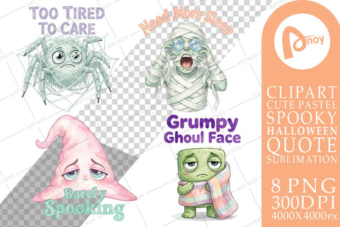 Sublimation Dead Tired Pastel Ghost Quote Sublimation artnoy 