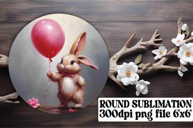 Sublimation Delights: Animal Balloon Circle Creations Sublimation afrosvg 