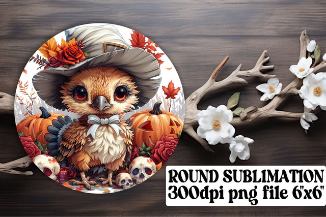 Sublimation Design: Turkey Round Design for PNG Sublimation afrosvg 