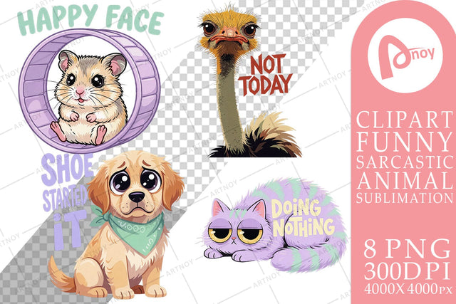 Sublimation Domestic Sarcastic Big-Eye Pets Sublimation artnoy 