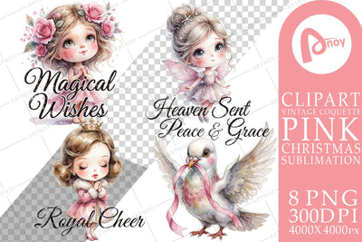 Sublimation Dramatic Nostalgic Pink Angel Moods Sublimation artnoy 