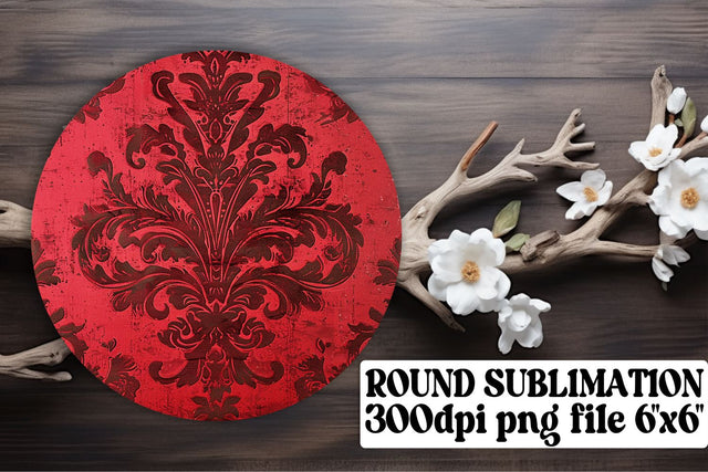Sublimation Essentials: Glittery Round Ornaments Sublimation afrosvg 