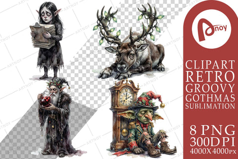 Sublimation Exhausted Gothic Holiday Burnout Sublimation artnoy 