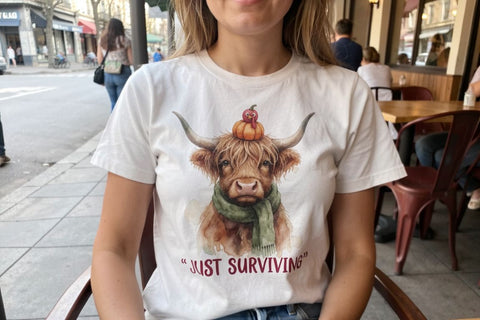 Sublimation Exhausted Highland Beast Quotes Sublimation artnoy 