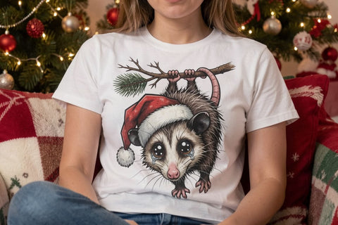 Sublimation Exhausted Holiday Animal Burnout Sublimation artnoy 