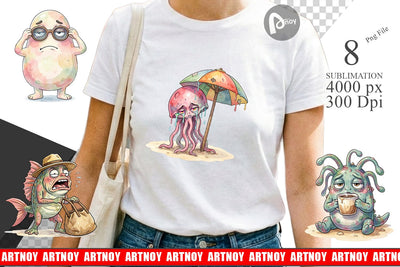 Sublimation Exhausted Mutant Beach Sublimation artnoy 