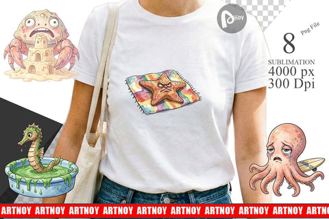Sublimation Exhausted Mutant Beach Sublimation artnoy 