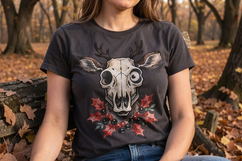 Sublimation Expressive Sassy Playful Gothmas Skulls Sublimation artnoy 