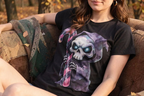 Sublimation Expressive Sassy Playful Gothmas Skulls Sublimation artnoy 