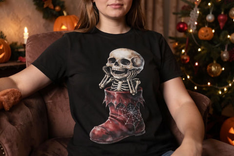 Sublimation Expressive Sassy Playful Gothmas Skulls Sublimation artnoy 