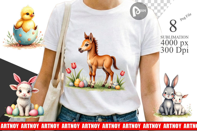 Sublimation Farmhouse Baby Animals Sublimation artnoy 