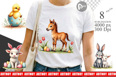 Sublimation Farmhouse Baby Animals Sublimation artnoy 