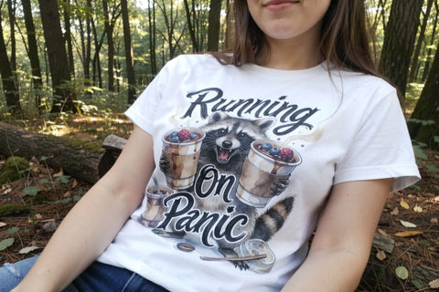 Sublimation Feral Raccoon Chaotic Whimsigoth Quote Sublimation artnoy 
