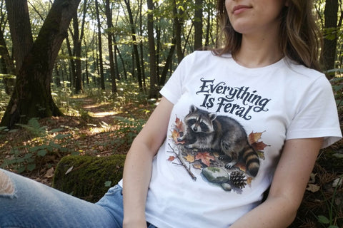 Sublimation Feral Raccoon Chaotic Whimsigoth Quote Sublimation artnoy 