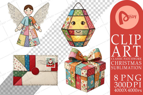 Sublimation Festive Handcrafted Patchwork Sublimation artnoy 