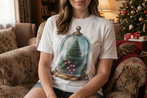 Sublimation Festive Woodland Curio Keepsakes Sublimation artnoy 