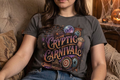 Sublimation Fierce Cosmic Spellbound Halloween Typography Sublimation artnoy 