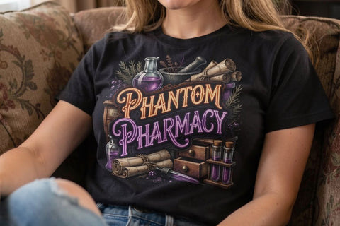 Sublimation Fierce Cosmic Spellbound Halloween Typography Sublimation artnoy 