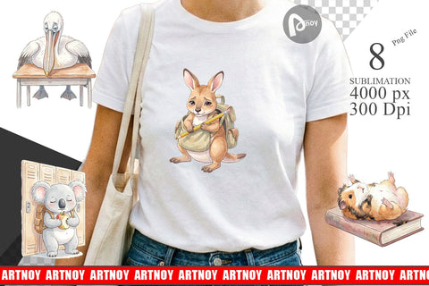Sublimation Friday Burnout Animal Watercolor Sublimation artnoy 