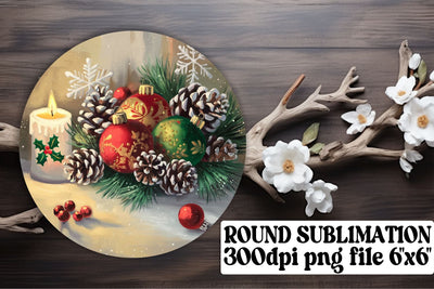 sublimation-friendly! , Vibrant round PNGs for unique keychains, Christmas Sublimation afrosvg 