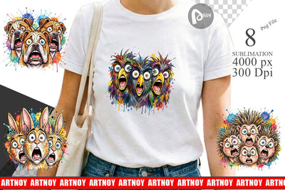 Sublimation Funny Suburban Animal Heatwave Sublimation artnoy 