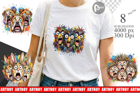 Sublimation Funny Suburban Animal Heatwave Sublimation artnoy 