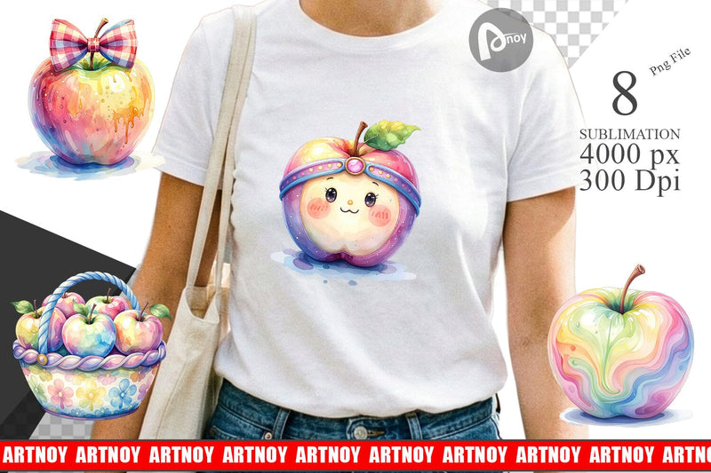 Sublimation Groovy Teacher Apple Sublimation artnoy 