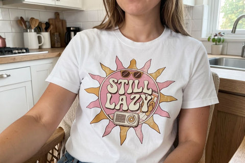Sublimation Groovy Unbothered Lazy Rebellion Quote Sublimation artnoy 