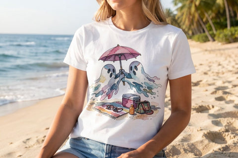 Sublimation Grumpy Annoyed Beach Ghoul Holiday Sublimation artnoy 