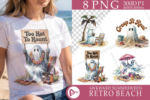 Sublimation Grumpy Annoyed Beach Ghoul Holiday Sublimation artnoy 